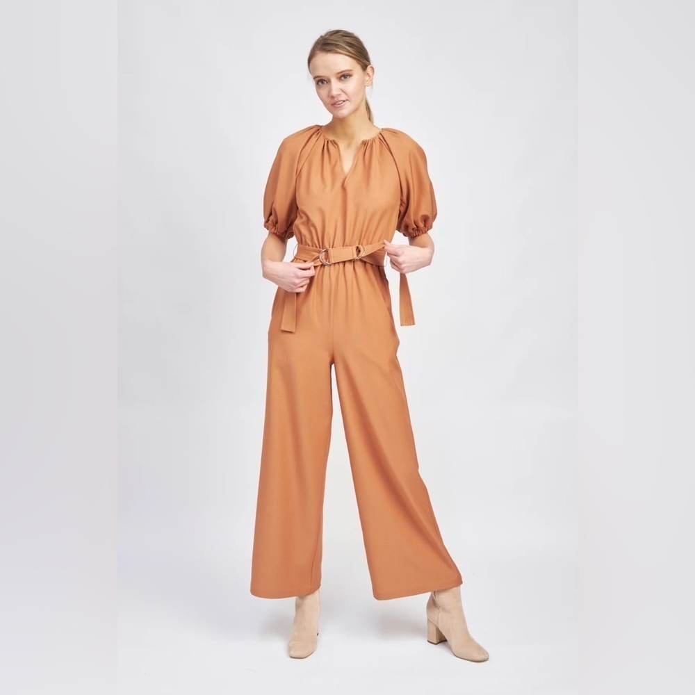 En Saison Atlas Romper Jumpsuit Clay Terracotta - Picture 3 of 6